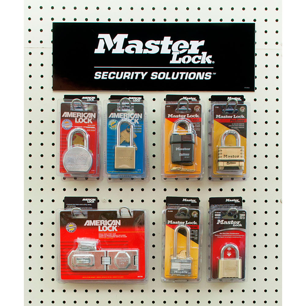 Master Lock 1315 Security Hardware Wall Display