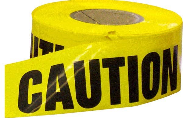 Mutual Industries Do Not Enter, Cuidado, Danger, Peligro 3" x 300' Customizable Caution Tape
