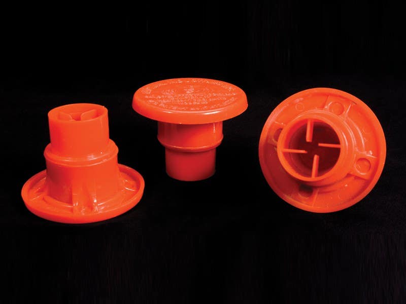 Mutual Industries CS Orange OSHA Rebar Caps