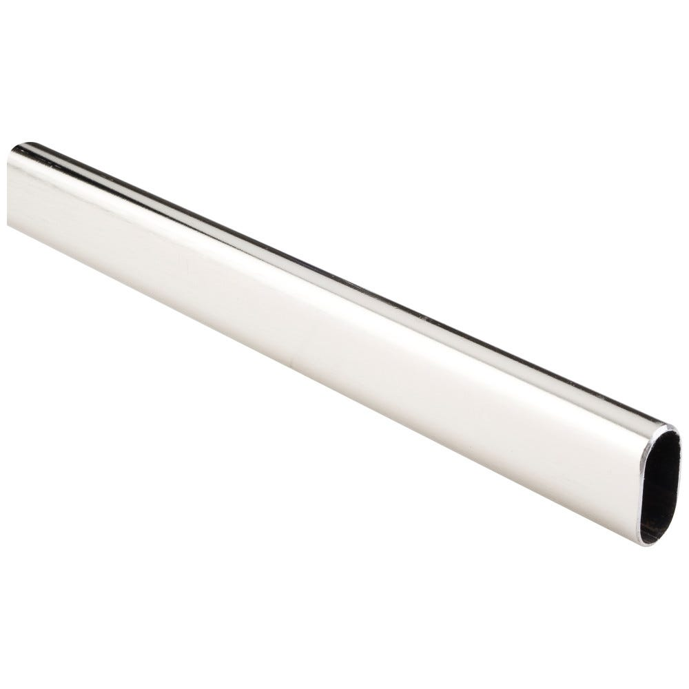 Hardware Resources 1530 Oval Closet Rod, 19/32" x 1 3/16"