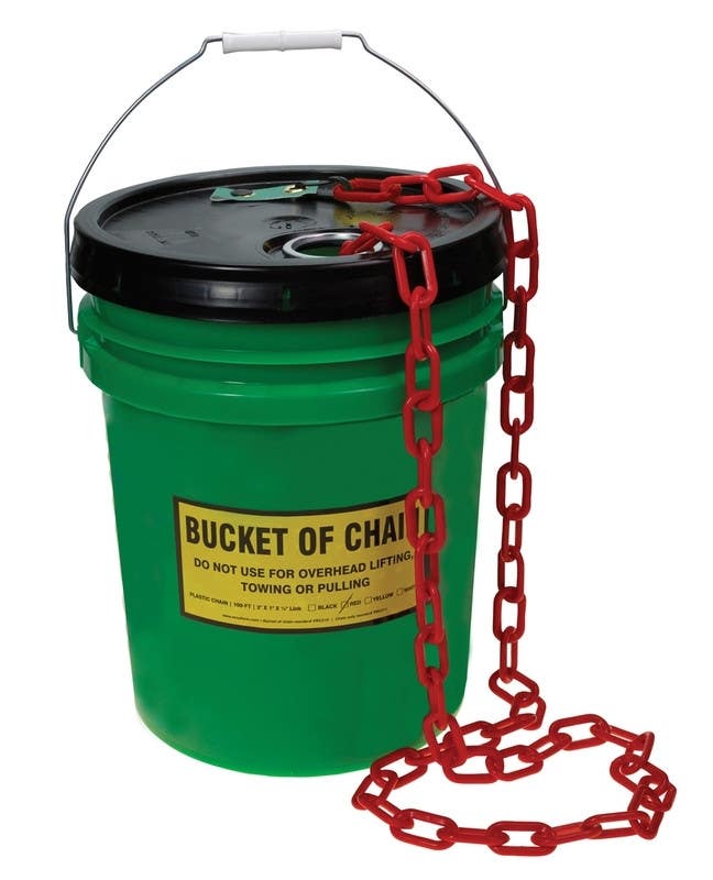 AccuformNMC PRC210 Bucket Of Chain, L - 100 Ft
