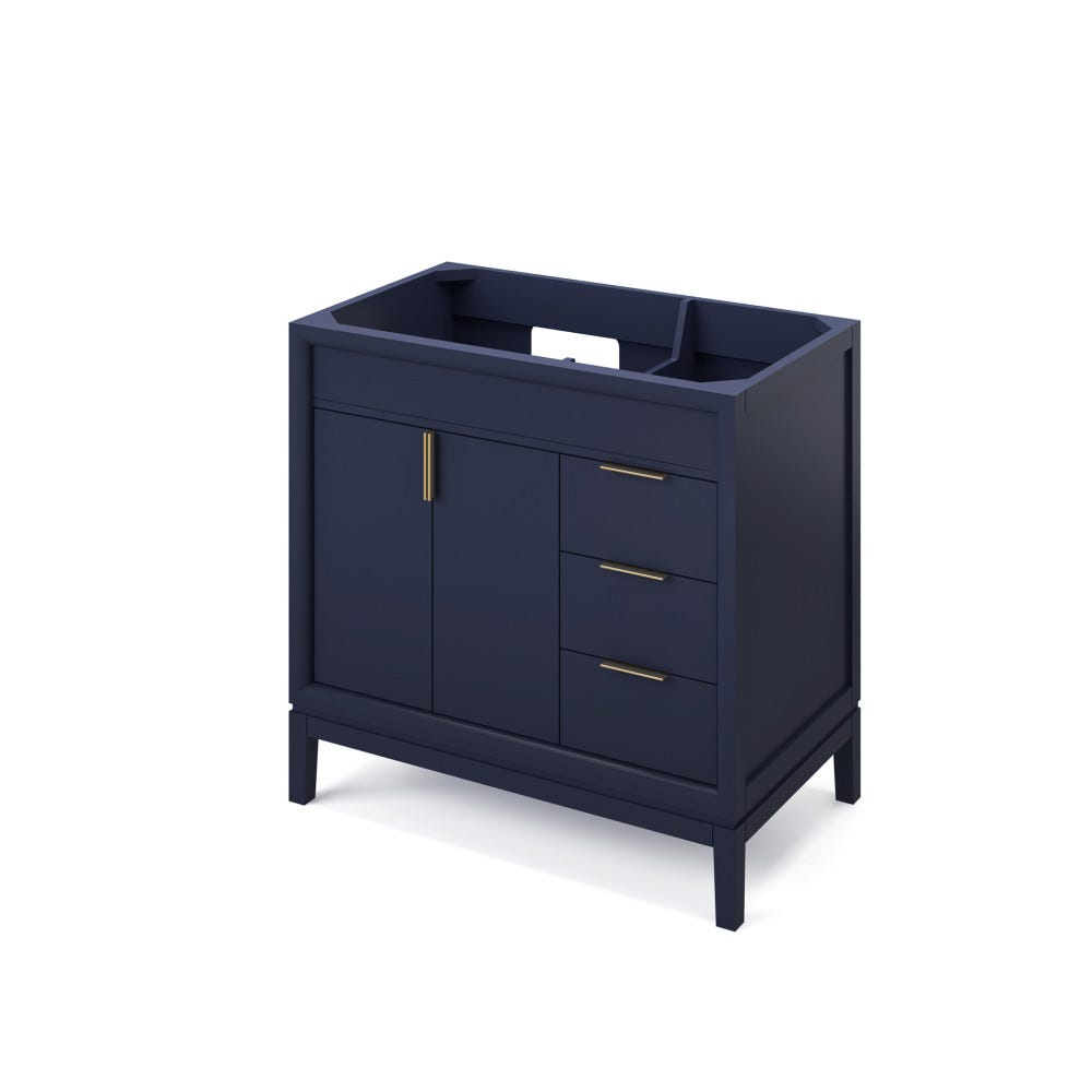 Jeffrey Alexander VN2THE-36 Theodora Vanity, Left Offset, Width-36"
