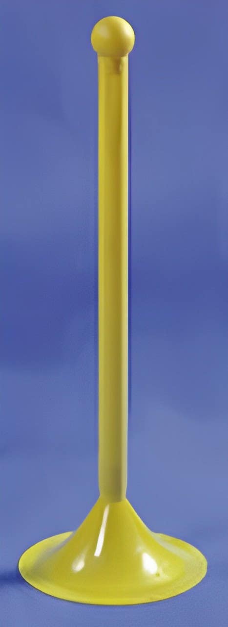 AccuformNMC PRC6 Stanchion Barriers, Regular-Duty Stanchion Posts