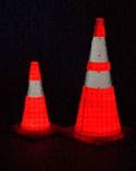 Mutual Industries 17714 Collapsible Traffic Safety Cones with Carrying Case
