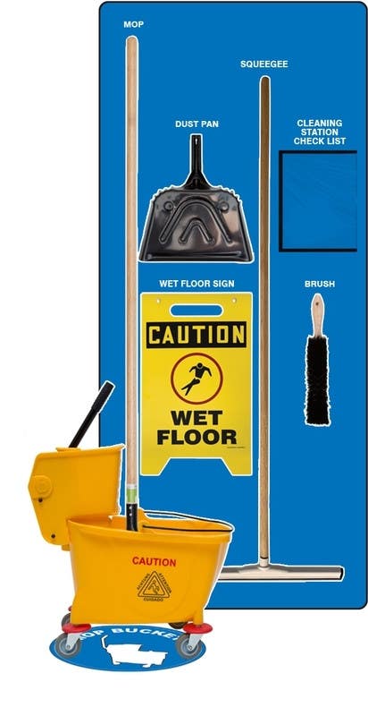 AccuformNMC PSB Clean & Squeegee Store-Boards, Combo Kit