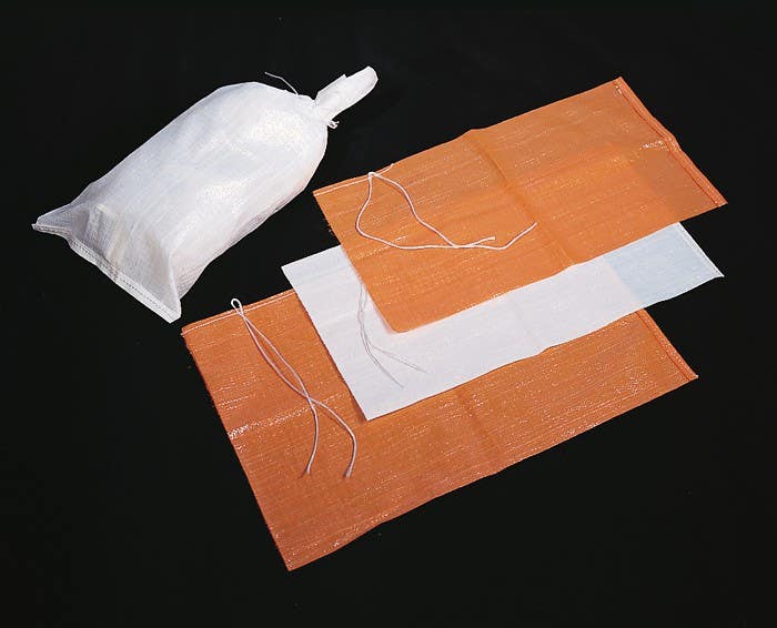 Mutual Industries 14981 Circular Woven Polypropylene Sand Bags Complete with Polytwine Ties