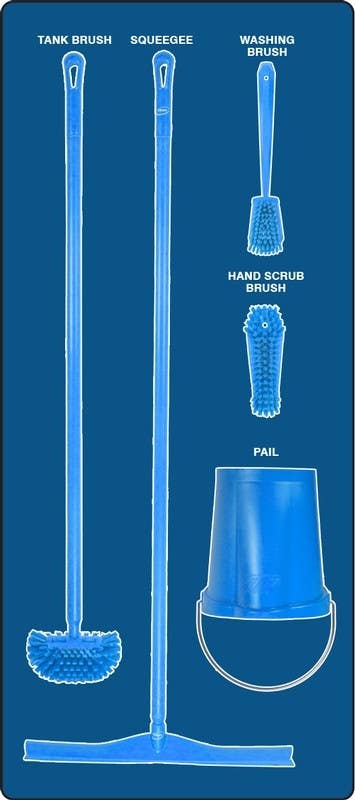 AccuformNMC PSB Wet Zone Store-Boards, Combo Kit