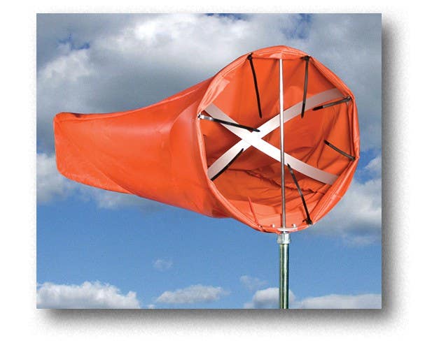 Mutual Industries Commercial Wind Socks - Breeze Sensitive Windsock and Kit