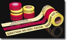 Mutual Industries Repulpable Barricade Tape (100% cotton)
