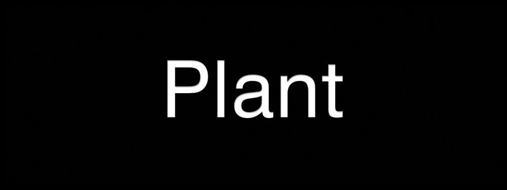 AccuformNMC PSG864 Engraved Accu-Ply Sign, Plant, 3" H x 8" W