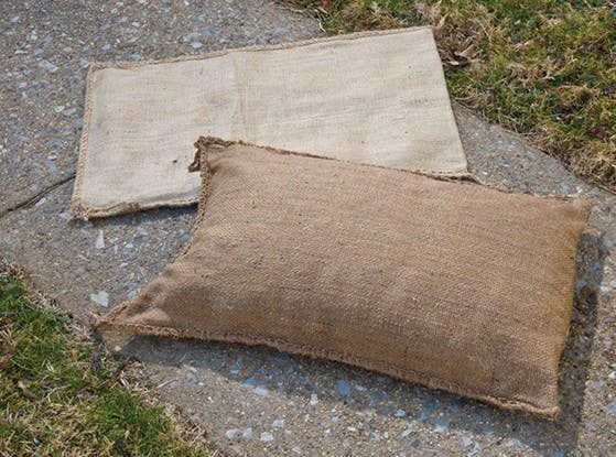 Mutual Industries 14981-24-14 Self Inflating Flood Control Jute Sand Bag Automatically Expands on Contact with Water