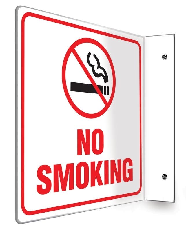 AccuformNMC PSP Projection Sign, No Smoking (Symbol)