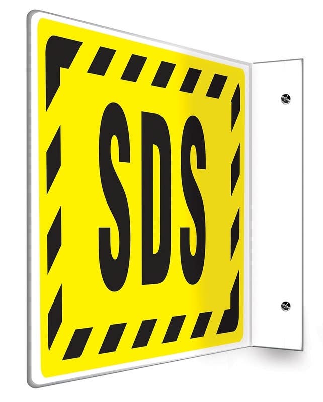 AccuformNMC PSP SDS Projection Sign