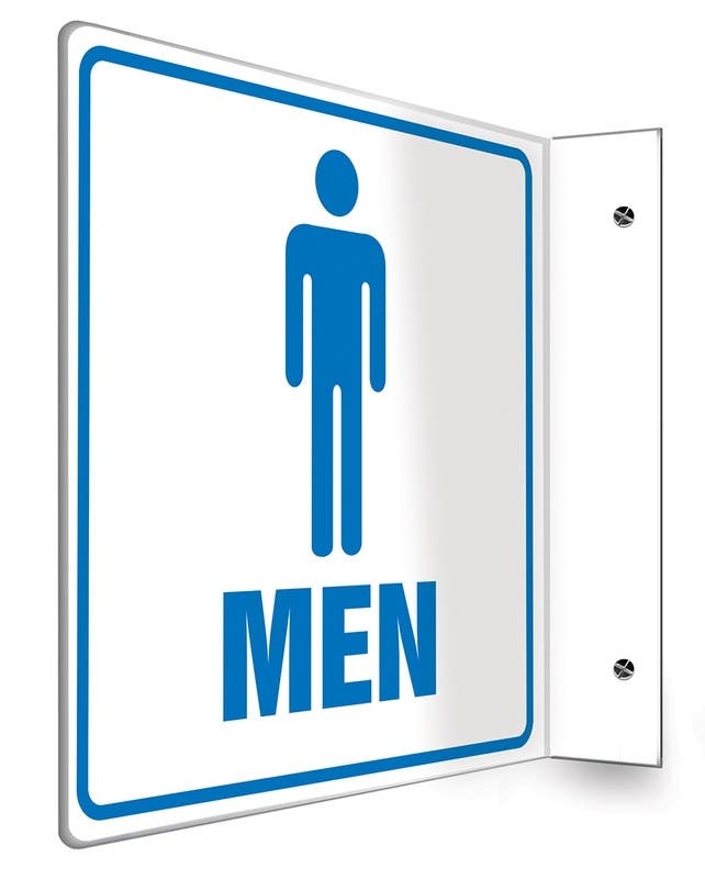 AccuformNMC PSP Projection Sign, Men