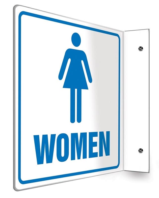 AccuformNMC PSP Projection Sign, Women (Symbol)