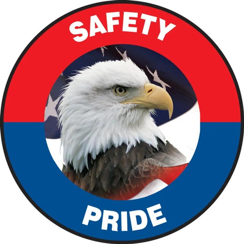 AccuformNMC PSW730 Pavement Print Sign, Safety Pride, 17"