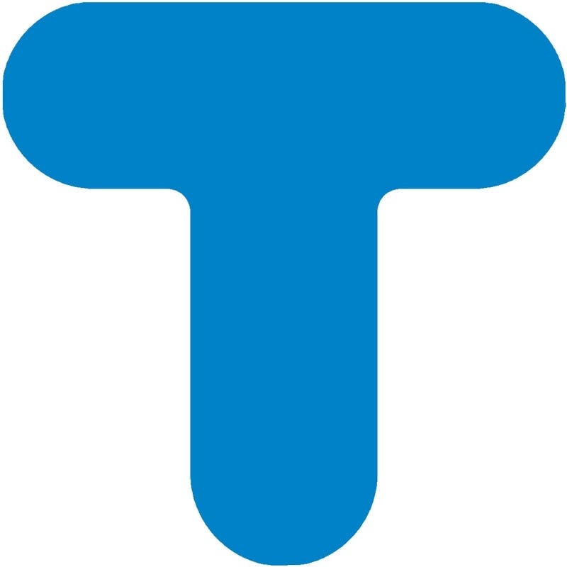 AccuformNMC PTE2 Durable Marking Shapes, T-Corner Rounded