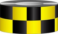 AccuformNMC PTM7 Marking Tape, Checkerboard Pattern