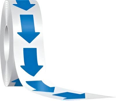 AccuformNMC PTS2 Floor Marking Shapes, Arrows, 100/Roll