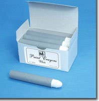 Mutual Industries White Paint Crayons