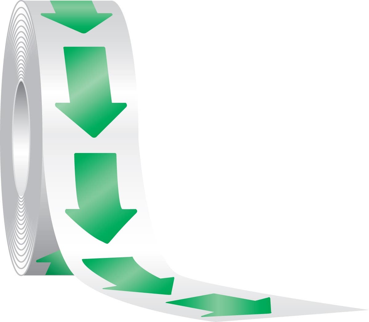 AccuformNMC PTS36 Reflective Marking Shapes, Arrows, 50/Roll