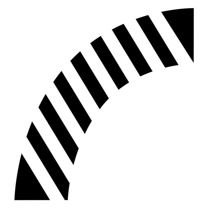 AccuformNMC PTS67 Slip-Gard Floor Shapes, 45 Degree Curve