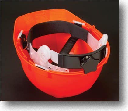 Mutual Industries 4-Point Ratchet Suspension Construction Hard Hat / Helmet