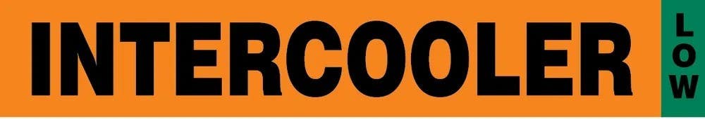 AccuformNMC RAC735 IIAR Component Marker, Intercooler/Low, 4" H x 24" W