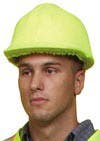 Mutual Industries ANSI Lime Construction Hard Hat / Helmet Cover