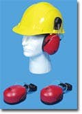Mutual Industries Construction Hard Hat / Helmet Mounted Ear Muffs