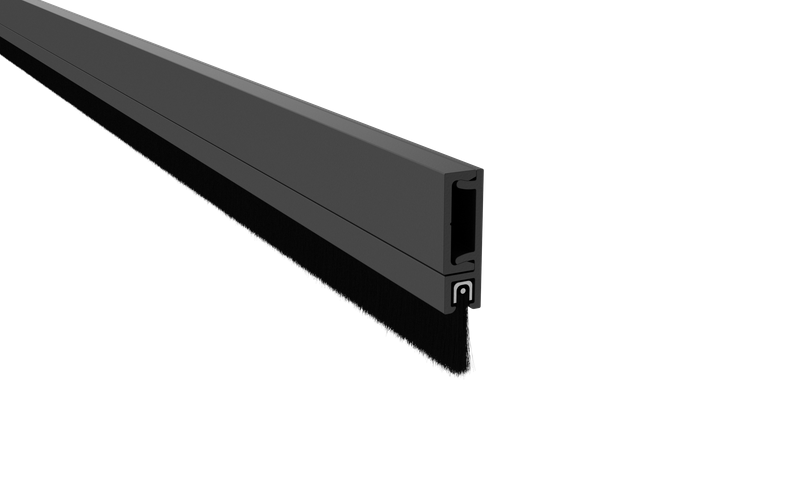 Pemko 29324 Brush Gasketing w/ 180 Degree Retainer & Concealed Fastener