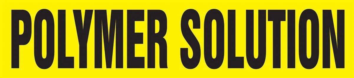 AccuformNMC RPK571S ASME (ANSI) Pipe Marker, Polymer Solution