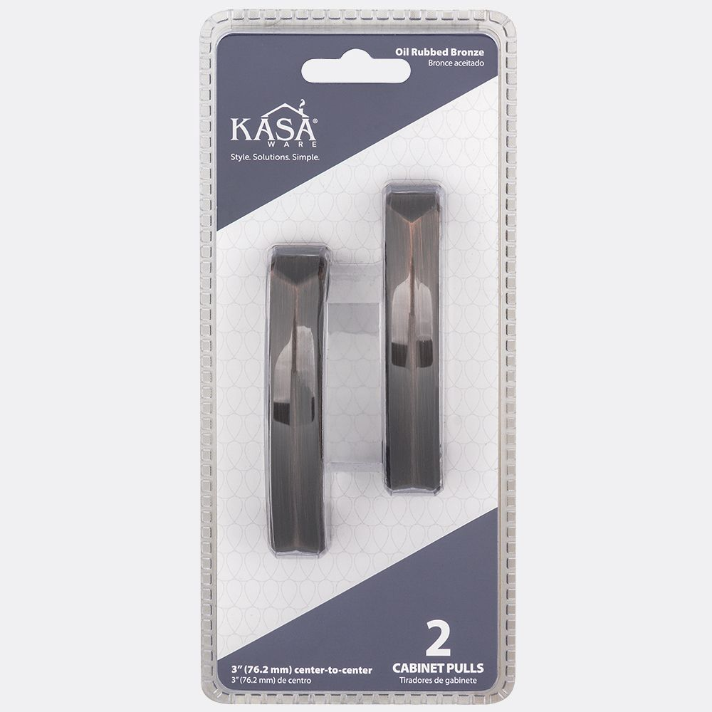Hardware Resources K4413 KasaWare Square Cabinet Pull, 2-Pack