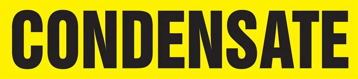 AccuformNMC RPL122P Roll Form Pipe Marker, Condensate