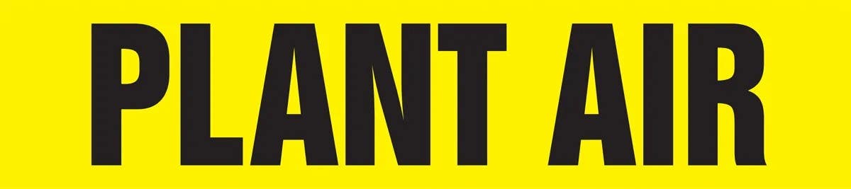 AccuformNMC RPL182P Roll Form Pipe Marker, Plant Air