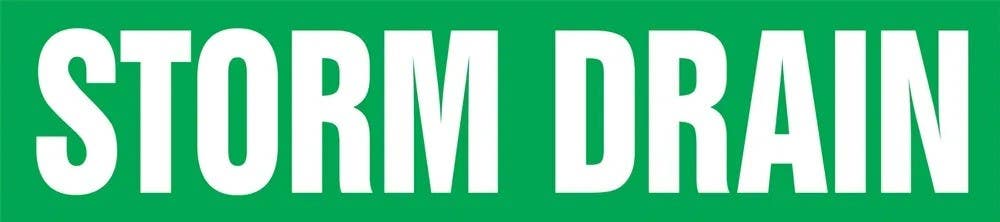 AccuformNMC RPL202P Roll Form Pipe Marker, Storm Drain