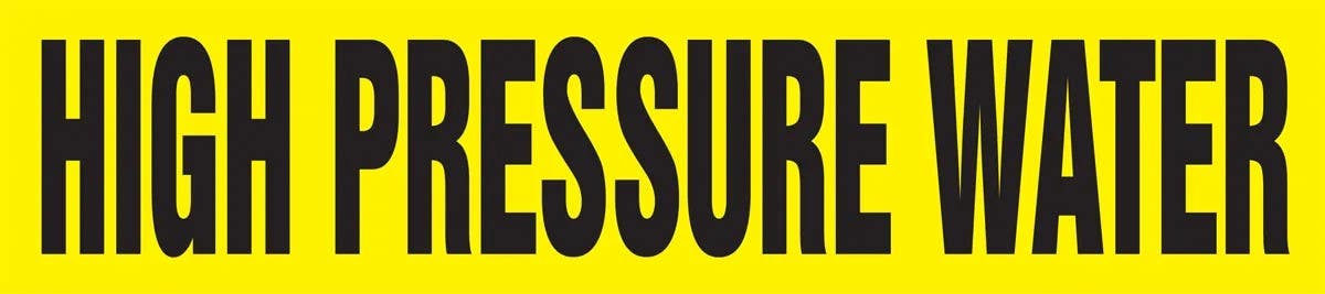 AccuformNMC RPL242P Roll Form Pipe Marker, High Pressure Water