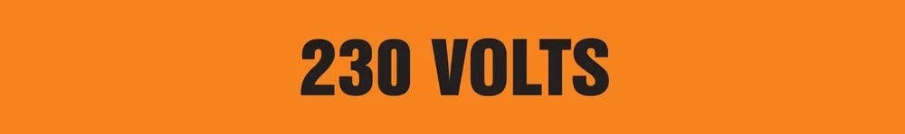 AccuformNMC RPT816P Conduit And Cable Electrical Pipemarker, 220 Volts