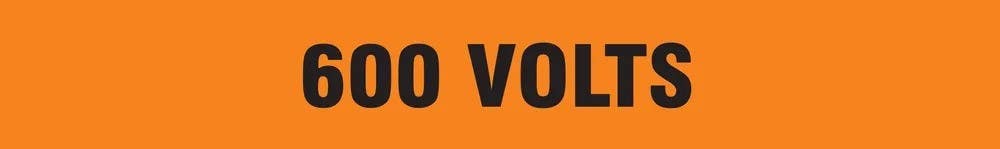 AccuformNMC RPT834P Conduit And Cable Electrial Pipemarkers, 600 Volts