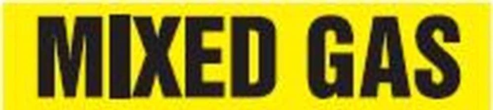 AccuformNMC RTA143 Roll Tape Pipe Marker, Mixed Gas