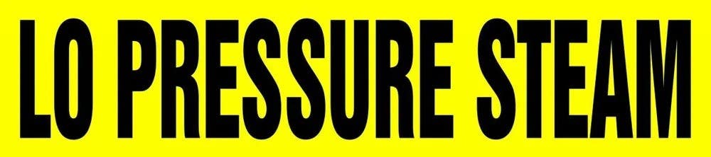 AccuformNMC RTA156 Roll Tape Pipe Marker, Lo Pressure Steam