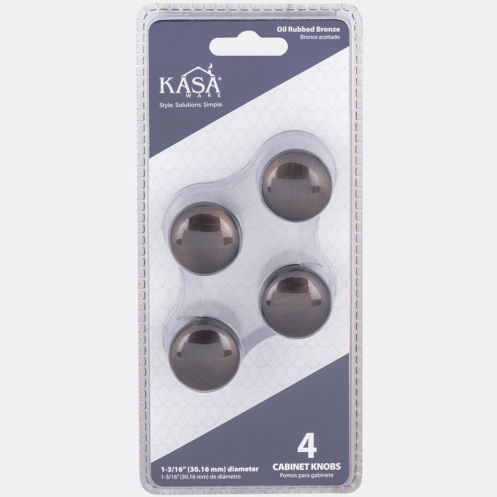 Hardware Resources K778 KasaWare Mushroom Cabinet Knob, 4-Pack