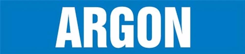 AccuformNMC RTA204 Roll Tape Pipe Marker, Argon