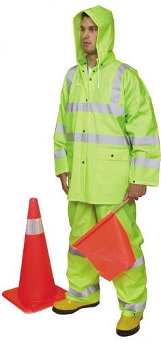 Mutual Industries ANSI Class 3 Three Piece Rain Suit