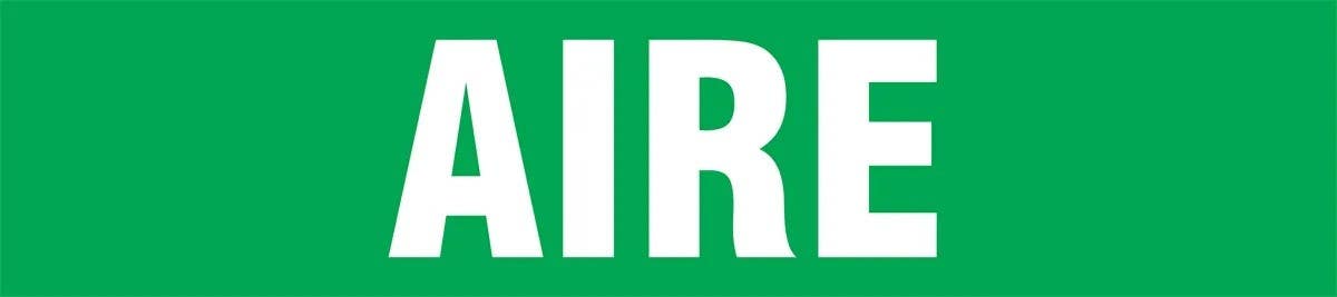 AccuformNMC SHRPK1 Spanish Pipe Marker, Aire