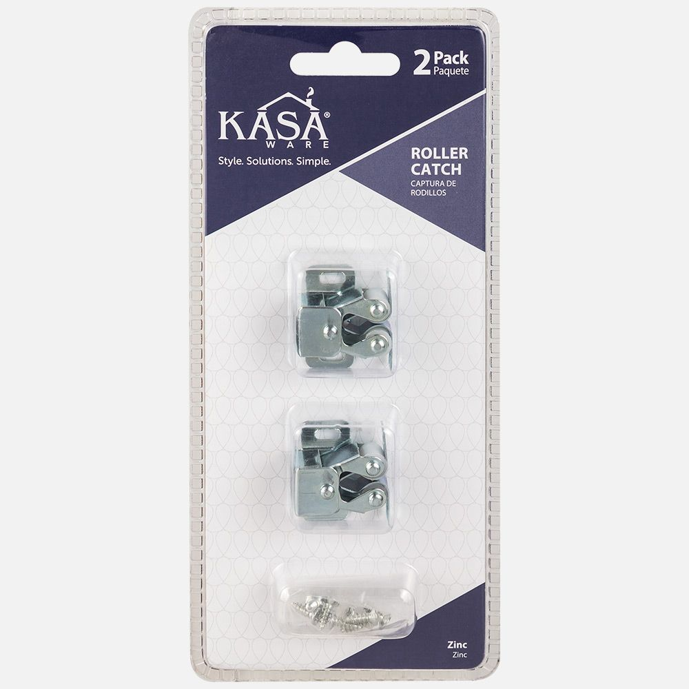 Hardware Resources KFCR-A-ZN2 KasaWare Roller Catch, 2-Pack