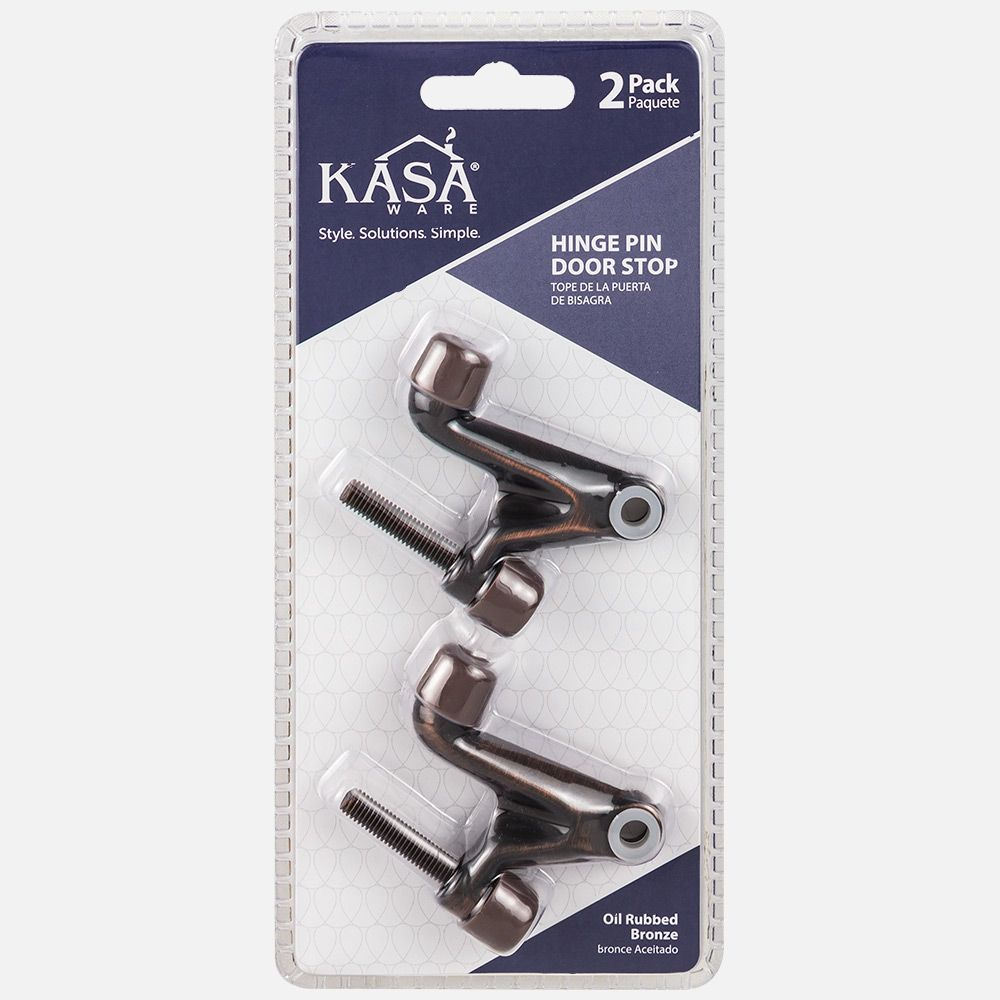 Hardware Resources KFD2-A KasaWare Hinge Pin Door Stop, 2-Pack