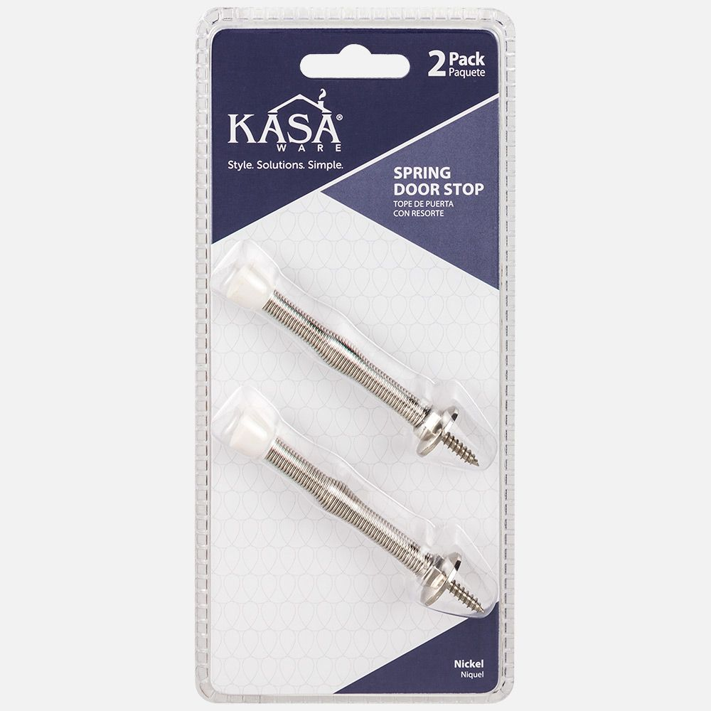 Hardware Resources KFD5-A KasaWare Spring Door Stop, 2-Pack