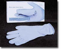 Mutual Industries Blue High Risk Latex Gloves (14 Mil)