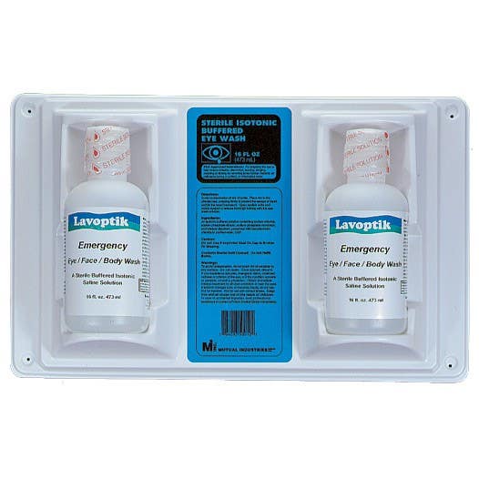 Mutual Industries 50013 16oz Double Eye Wash Station